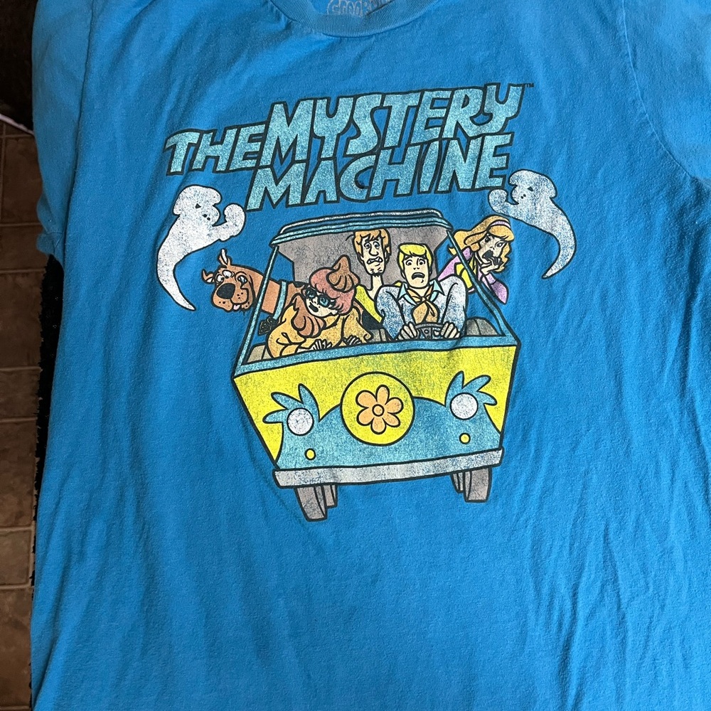 Blue Mystery Machine Graphic T-Shirt